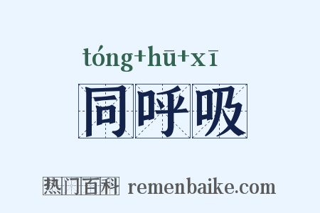 同呼吸是什么意思的图片